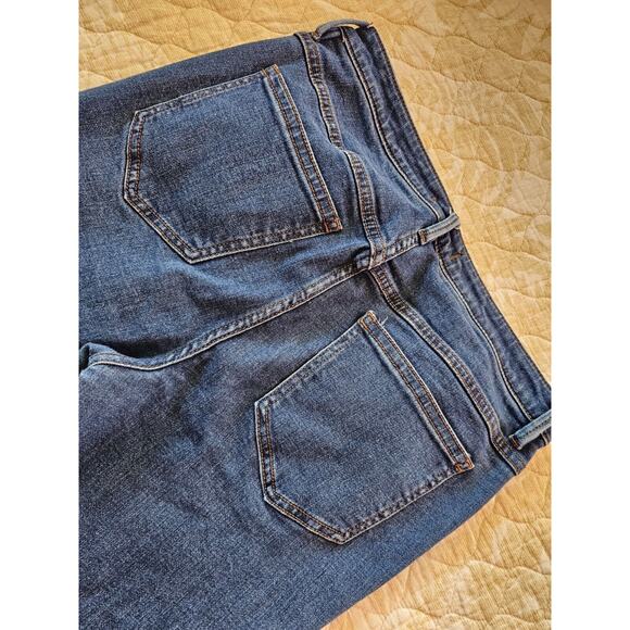 FREE PEOPLE PAYTON HIGH RISE SKINNY JEANS DARK WASH BUTTON FLY SIZE 30 - Picture 3 of 3